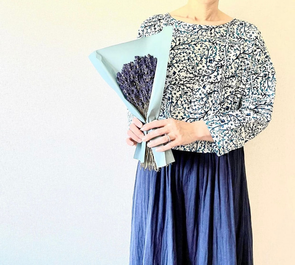 北海道富良野産・濃紫ラベンダー230本花束・ドライフラワースワッグNO23 7枚目の画像
