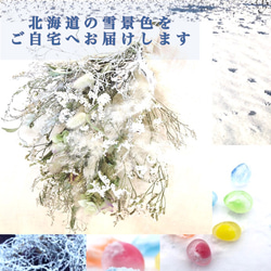 冬のスワッグ北海道一面の銀世界「季節の花シリーズ」 3枚目の画像