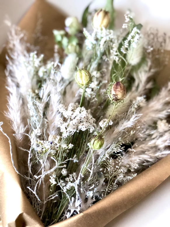 冬のスワッグ北海道一面の銀世界「季節の花シリーズ」 5枚目の画像