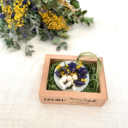 ミモザのドライフラワーガーランド◯ミニスワッグ3点◯ナチュラル