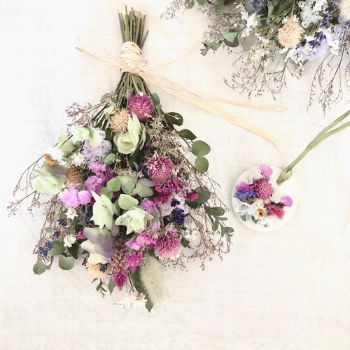 dry-flower-bouquet-swag-white-