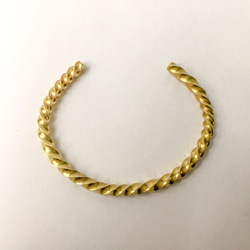 【uzu】 --  4mm  brass  bangle  -- 2枚目の画像