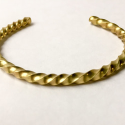 【uzu】 --  4mm  brass  bangle  -- 3枚目の画像