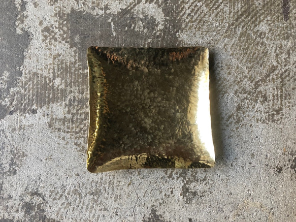 【jyumoku】--  brass tray　真鍮トレー　 2枚目の画像