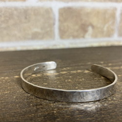 【  jyumoku 】 --  6mm  silver 925  bangle シルバーバングル --　【受注製作】 1枚目の画像