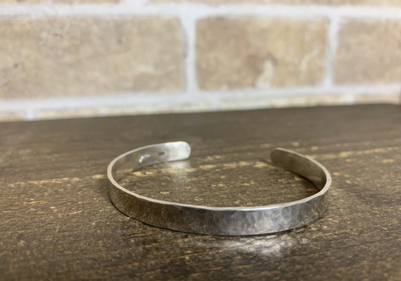 【  jyumoku 】 --  6mm  silver 925  bangle シルバーバングル --　【受注製作】 1枚目の画像