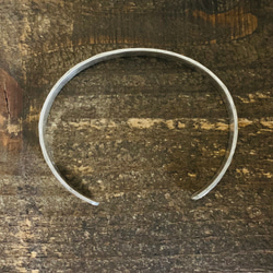 【  jyumoku 】 --  6mm  silver 925  bangle シルバーバングル --　【受注製作】 3枚目の画像