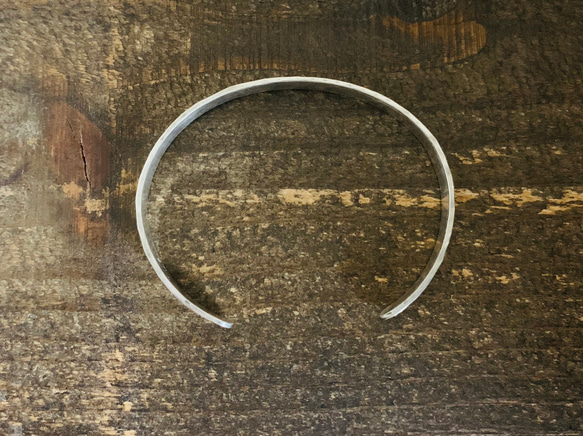 【  jyumoku 】 --  6mm  silver 925  bangle シルバーバングル --　【受注製作】 3枚目の画像