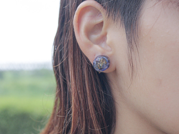 hydrangea earring 4枚目の画像