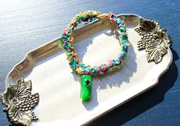 Hawaiian green bracelet 2枚目の画像