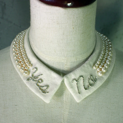 Message　beads　collar 4枚目の画像