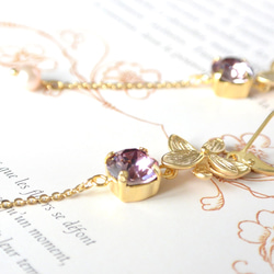 **新年銷售♡15％折扣耳環-Leda-淡水珍珠，施華洛世奇 第3張的照片