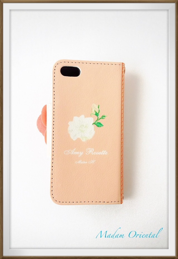 送料無料✴︎Pink rose iPhone case bag 4枚目の画像