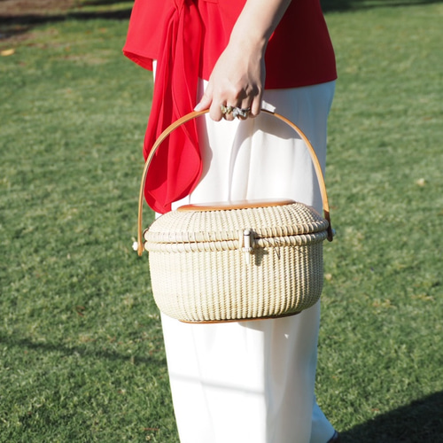 おしゃれなナンタケットバスケット かごバッグ Madam Oriental
