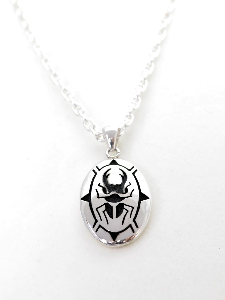 クワガタのシルバーペンダント【受注製作】