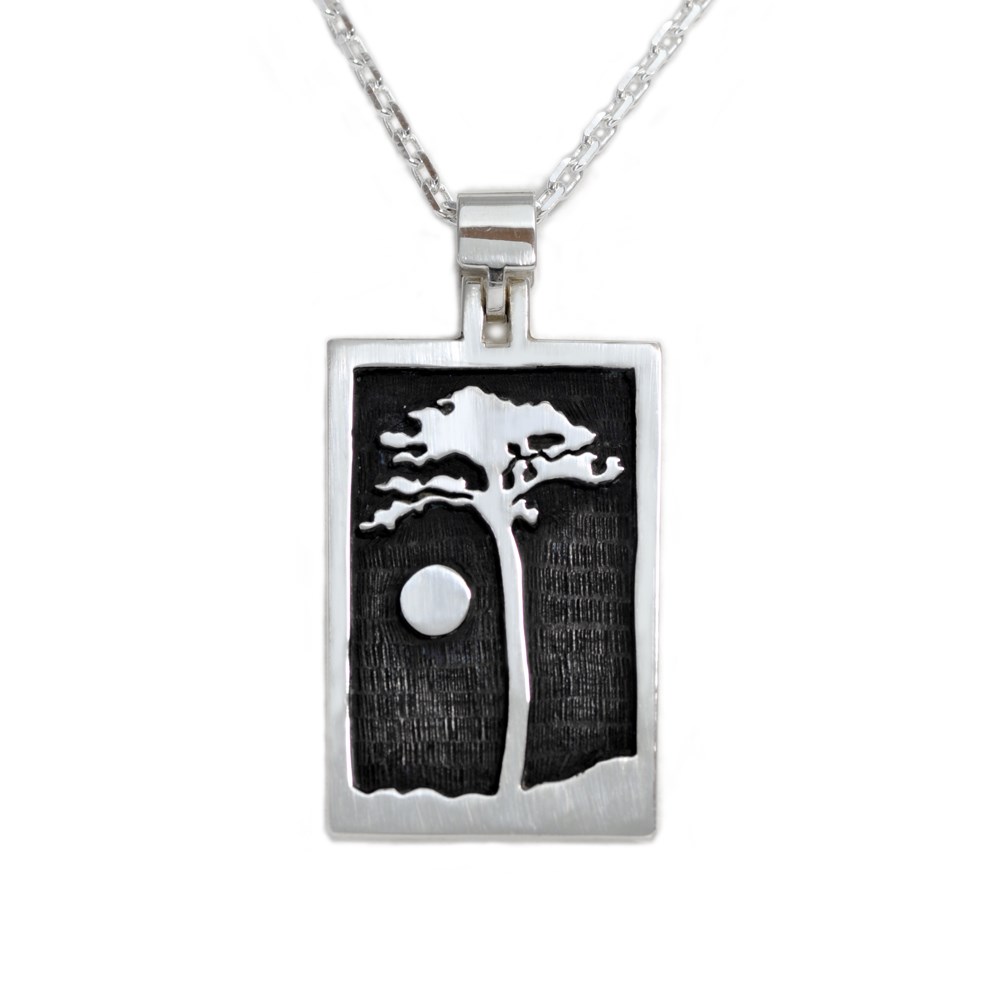 奇跡の一本松のシルバーペンダント・【受注製作】