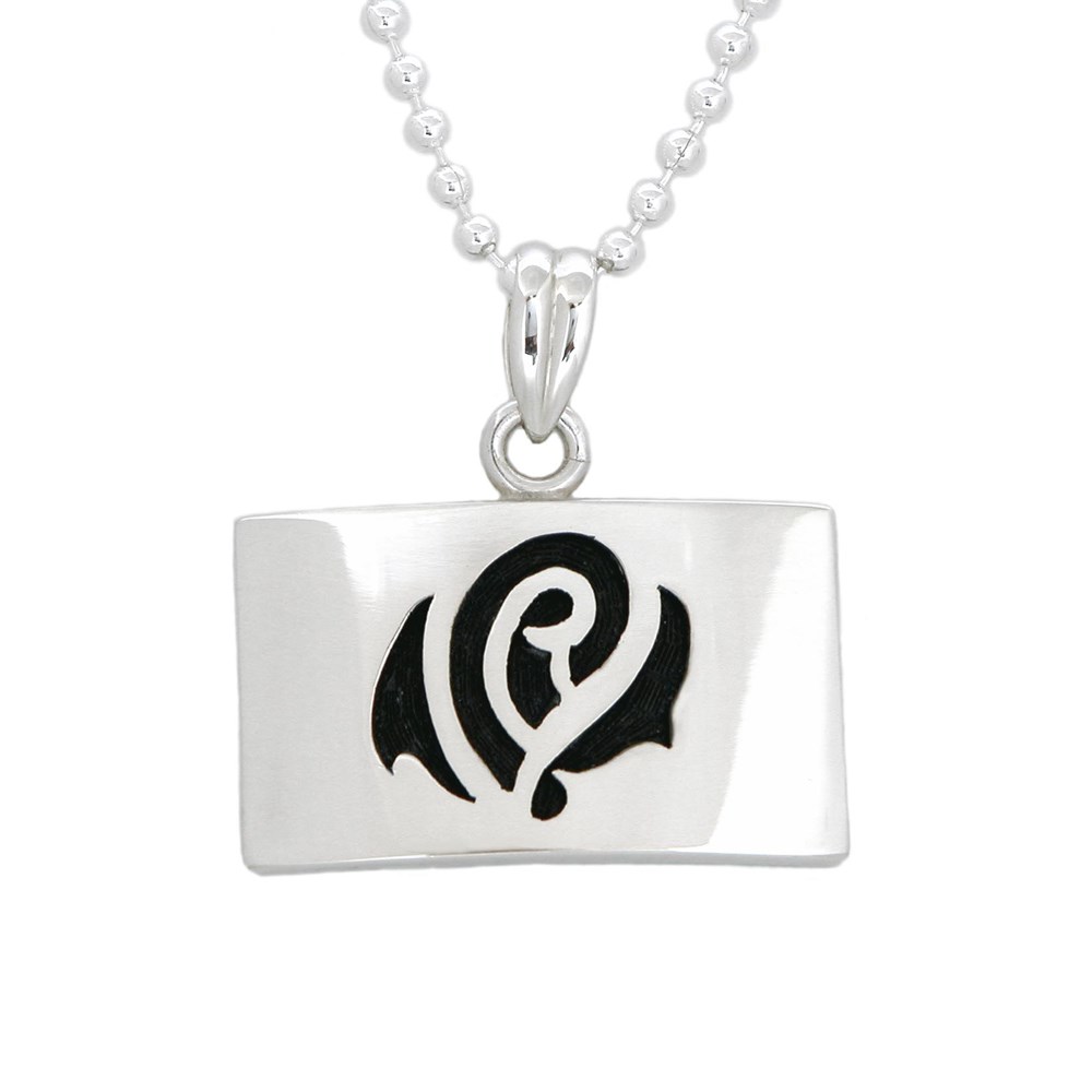 バラの花のシルバーペンダント［受注製作］