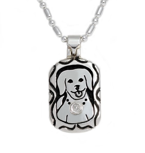 イヌのシルバーペンダント［受注製作］ 13,140円