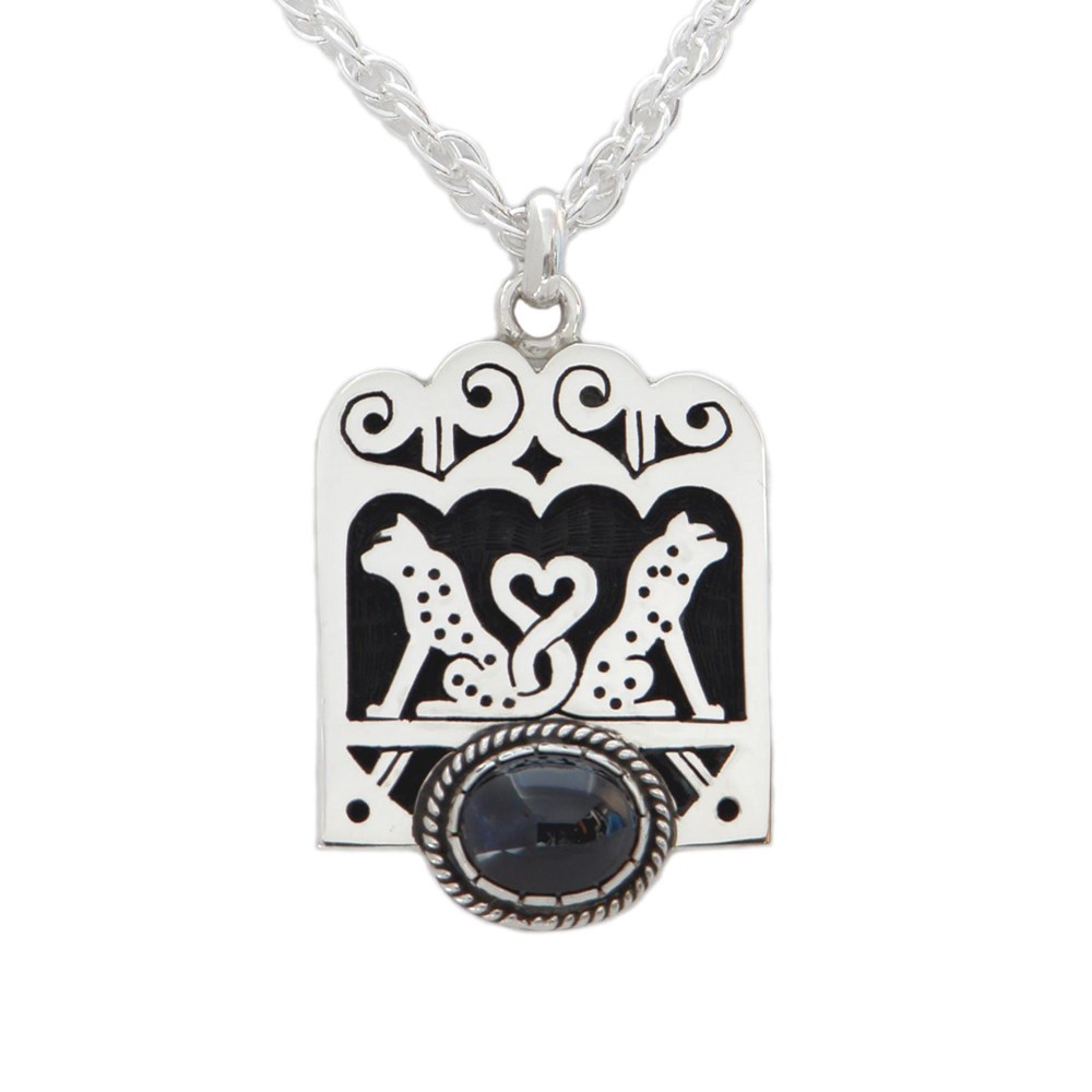 チーターのシルバーペンダント［受注制作］