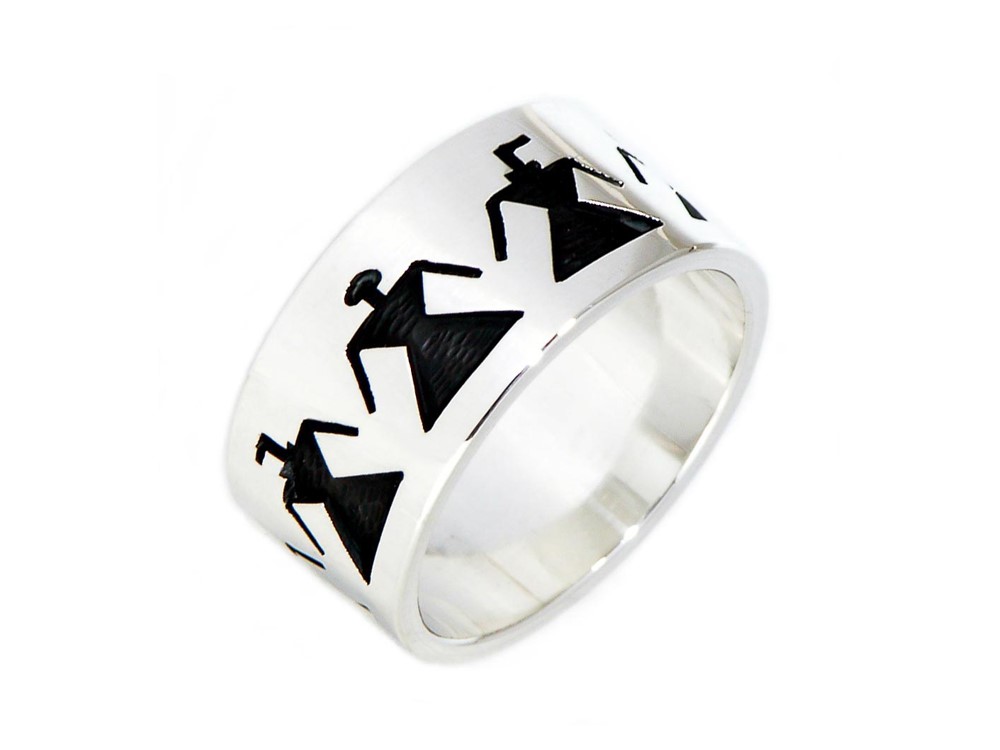 人と人の輪の シルバーリング 【受注製作】