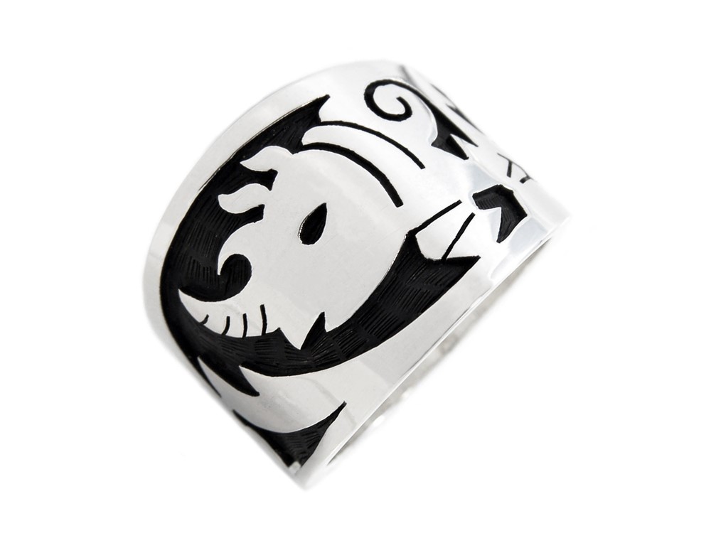 サイのシルバーリング 【受注製作】