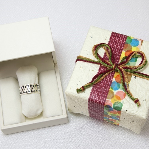 ブラッドストーンの シルバーリング【受注製作】 指輪・リング 銀工房