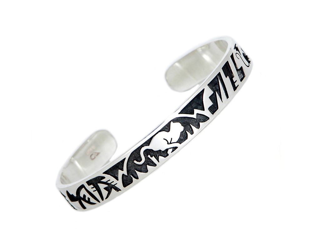 ネコとネズミのシルバーバングル【猫の日2026】