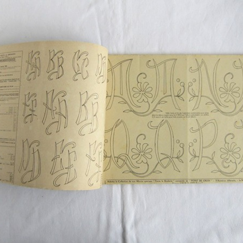 toute la broderie刺繍図案集6冊分1963年フランスアンティーク