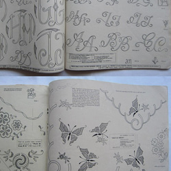 toute la broderie刺繍図案集6冊分1963年フランスアンティーク 9枚目の画像