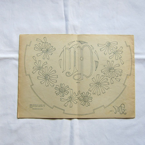 ★フランスアンティーク/手芸/刺繍/レース編物/雑誌4冊セット★図案/1923年 TOUTE LA BRODERIE刺繍図案集1958年フランスアンティーク 編み図
