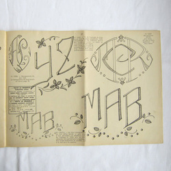 TOUTE LA BRODERIE 刺繍図案 スペシャル号1964年 ヴィンテージ 36ページ 5枚目の画像