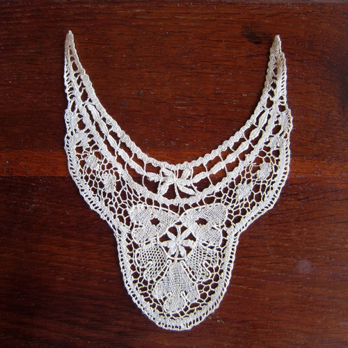 レース花モチーフ デッドストック フランスアンティーク レース