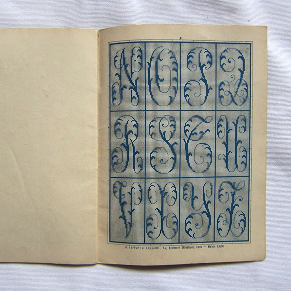 フランスアンティーク maison SAJOU クロステッチ 刺繍図案 No323 8枚目の画像