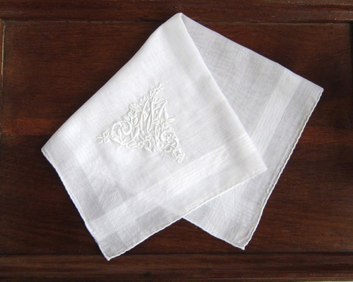 159】たくさん14枚！ フランス アンティーク イニシャル 手刺繍 端切れ 159】たくさん14枚！ フランス アンティーク イニシャル 手刺繍 端切れ