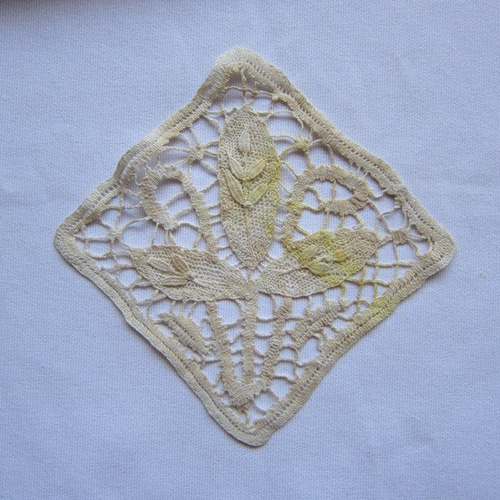 専用Dフランスアンティーク*モチーフレース*アンティークレース*手刺繍*モチーフ France製 1m アンティークレース C1072 ブラック | vmt antique