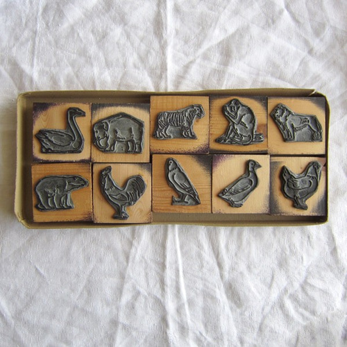 フランスのアンティークスタンプセット アンティークスタンプ