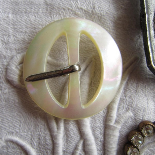 フランスアンティーク バックル 3個 19世紀 フランスアンティーク バックル 3個 19世紀