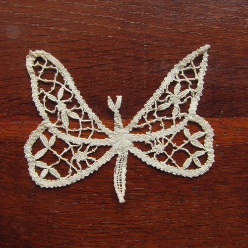 フランスアンティーク/レース/モチーフ蝶 レース deparis 通販 6848685