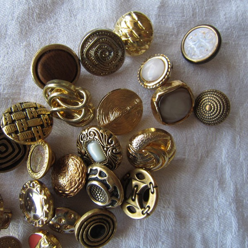 ヴィクトリアン アンティーク フランス ヨーロッパ メタルボタン 50個