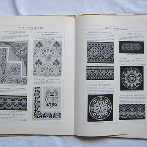 フランスアンティーク　DMC刺繍図案 DMC刺繍図案集ALPHABETde la Brodeuseフランスアンティーク