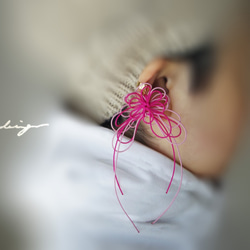 Katappo 耳夾“Hisaya Akira”（深粉色×淺粉色） 第10張的照片
