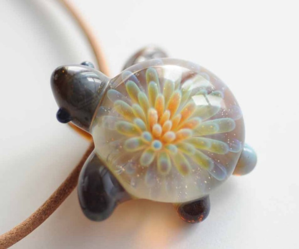 海龜（Honu）仙女座玻璃挂件＃03 第2張的照片
