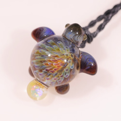 海龜（Honu）蛋白石仙女座＃01玻璃挂件 第2張的照片