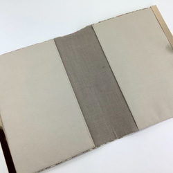 「受注制作」　B6手帳・ノートカバー　フェリシテ(あずきミルク) リバティプリント　ビニコ 2枚目の画像