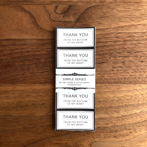 サンキューシールミニ80枚／送料無料 シール CHOCOTTO 通販 2719147
