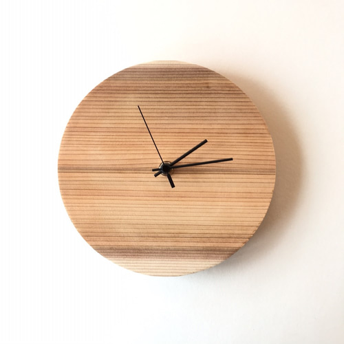 手作り時計キット【県産杉の文字盤と木材5種入】 掛け時計・置き時計