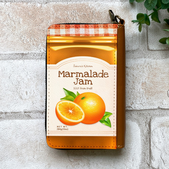 マーマレードジャムのコインケース オレンジ ジャム マーマレード コインケース 1枚目の画像