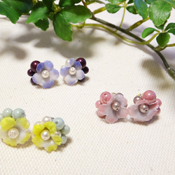 spring★花咲ピアス<pink> 2枚目の画像