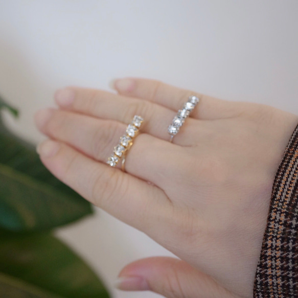 スワロフスキー・クリスタル®︎   ルビー　フリーサイズ　リング　ゴールド 楽天市場】スワロフスキークリスタル使用 リング 一粒 指輪