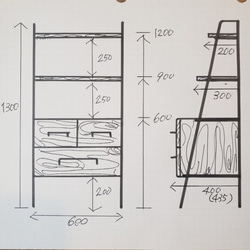 ZuihouSigure様専用ページ　DRAWER SHELF６０ 2枚目の画像